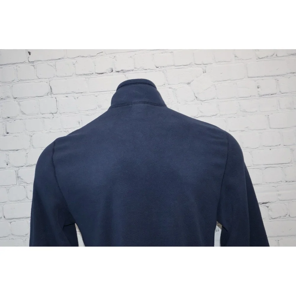 The North Face Pullover Shirt Mens Medium Navy Blue 1/4 Zip Fleece Performance